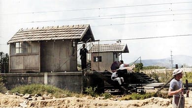 Imagem da primeira parada de trem que depois deu origem a Estação de Magalhães Bastos | Foto Arquivo Nacional