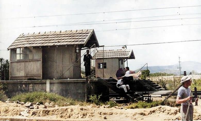Imagem da primeira parada de trem que depois deu origem a Estação de Magalhães Bastos | Foto Arquivo Nacional