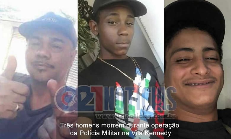 Três homens foram mortos na manhã desta sexta-feira (28) durante uma operação da Polícia Militar, na Vila Kennedy, Zona Oeste do Rio